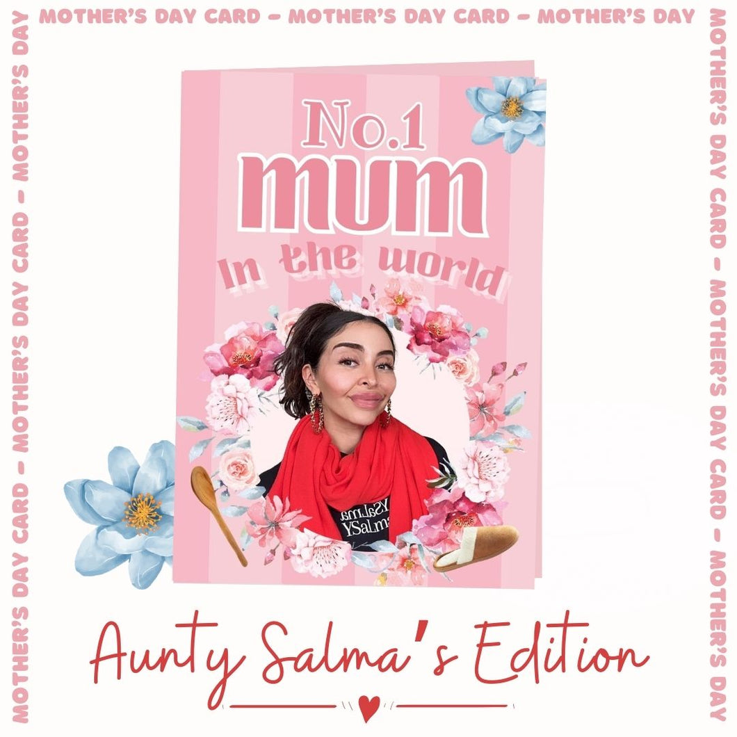 Aunty Salma Mother's Day Card